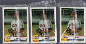 1993 Fleer ProCards Minor League- Canton-Akron Factory Sealed Team Set- 3 Sets