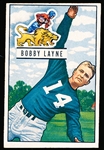 1951 Bowman Football - #102 Bobby Layne, Lions
