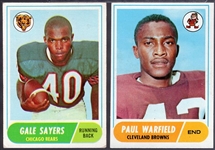 1968 Topps Fb- 2 Diff