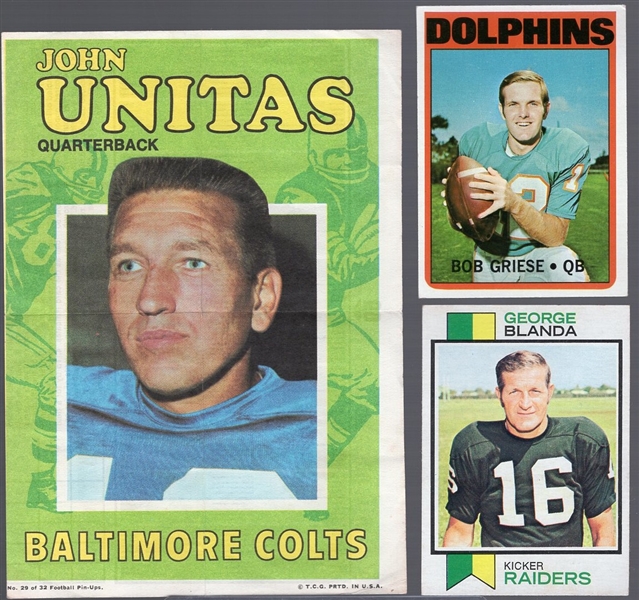 Three Football Cards