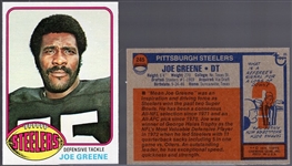 1976 Topps Football- #245 Joe Greene, Steelers- 5 Cards