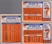 1976 Topps Football- 3 Diff