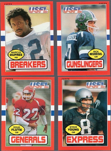 1985 Topps USFL Football- 4 Stars