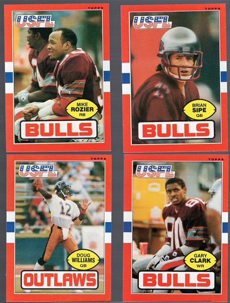 1985 Topps USFL Football- 4 Stars