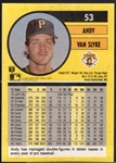 1991 Fleer Fb Errors- Troy Aikman Front/ Andy Van Slyke Baseball Back