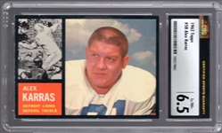 1962 Topps Football- #58 Alex Karras, Lions- CSG 6.5 (Ex/NM+)