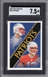 2000 Fleer Tradition Football- #352 Tom Brady- SGC 7.5 (NM+)