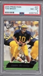 2000 Press Pass Football- #37 Tom Brady- PSA Nm-Mt 8