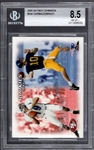 2000 Skybox Dominion Football- #234 Tom Brady- Beckett 8.5 (Nm-Mt +)