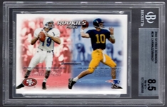 2000 Skybox Dominion Football- #234 Tom Brady- Beckett 8.5 (Nm-Mt +)