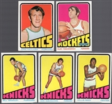 1972-73 Topps Basketball- 5 Diff