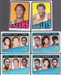 1972-73 Topps Bask- 6 Diff