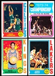 1974-75 Topps Bask- 4 Diff