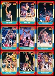 1986-87 Fleer Basketball- 10 Diff