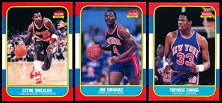 1986-87 Fleer Basketball- 3 Diff Rookies!