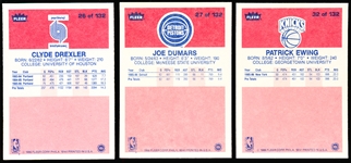1986-87 Fleer Basketball- 3 Diff Rookies!