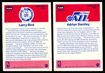 1986-87 Fleer Basketball- 2 Diff Stickers