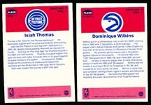 1986-87 Fleer Basketball- 2 Diff Stickers