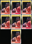1988-89 Fleer Basketball- #5 Dominigue Wilkins- 6 Cards