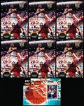 1992-93 Stadium Club Basketball- #247 Shaquille O’ Neal RC- 7 Cards
