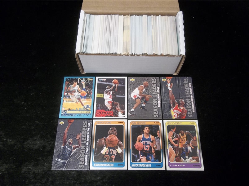 Basketball Star Card Lot- 350 Stars- 1980’s thru 2000’s