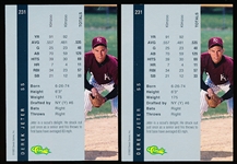 1992 Classic 4-Sport- #231 Derek Jeter, Kalamazoo- 2 Cards