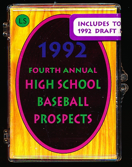 1992 Little Sun “4th Annual High School Baseball Prospects” Factory Sealed Set of 30 with Derek Jeter! Set #1837/3,000