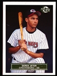 1992-93 Fleer Excel Minor League Bb- #210 Derek Jeter, Greensboro Hornets