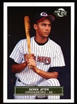 1992-93 Fleer Excel Minor League Bb- #210 Derek Jeter, Greensboro Hornets