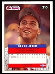 1992-93 Fleer Excel Minor League Bb- #210 Derek Jeter, Greensboro Hornets