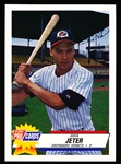 1993 Fleer ProCards Minor League Bb- #893 Derek Jeter, Greensboro