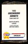 1993 Fleer ProCards Greensboro Hornets Factory Sealed Team Set of 31 with Derek Jeter!