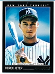 1993 Pinnacle Bb- #457 Derek Jeter RC, Yankees
