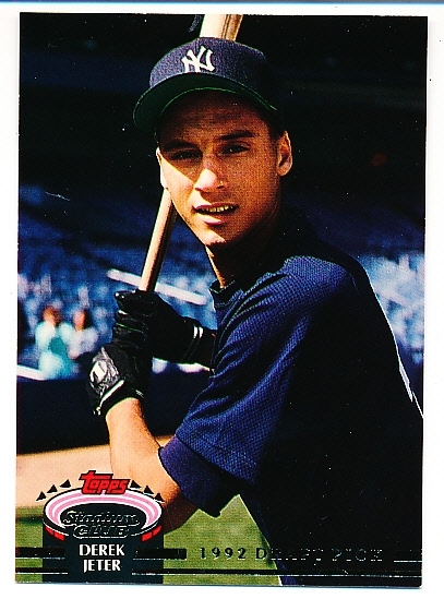 1993 Stadium Club Murphy Bb- #117 Derek Jeter RC, Yankees