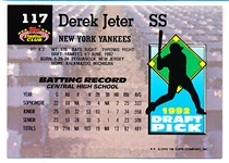 1993 Stadium Club Murphy Bb- #117 Derek Jeter RC, Yankees