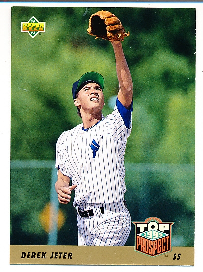 1993 Upper Deck Bb- #449 Derek Jeter RC, Yankees