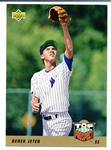 1993 Upper Deck Bb- #449 Derek Jeter RC, Yankees