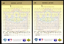 1993 Upper Deck Bb- #449 Derek jeter RC, Yankees- 2 Cards
