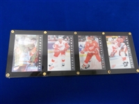 1997-98 Little Caesars Steve Yzerman 4-Card Complete Set in Nice Holder! 