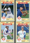 1987 Jennings Southern League All-Stars MiLB- 1 Complete Set of 25 Cards