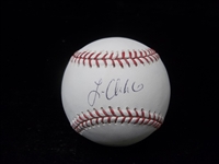 Autographed Lonnie Chisenhall Official MLB Bsbl.- MLB Authenticated