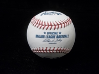 Autographed Lonnie Chisenhall Official MLB Bsbl.- MLB Authenticated