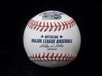 Autographed Travis Hafner Official MLB Bsbl.- MLB Authenticated
