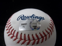 Autographed Travis Hafner Official MLB Bsbl.- MLB Authenticated