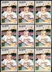 1989 Fleer Bb- #616 Bill Ripken, Orioles- 10 Cards