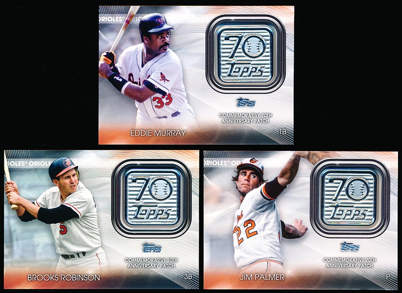 Lot Detail 2021 Topps Bsbl. “70th Anniversary Logo Patch” Cards 3