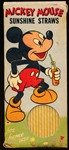1960’s Herz Manufacturing Corp. “Mickey Mouse Sunshine Straws”- One Box of 100 Straws!
