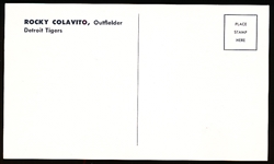 1962 Ford Detroit Tigers MLB Postcards- Rocky Colavito