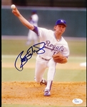 Autographed Bret Saberhagen Kansas City Royals MLB Color 8” x 10” Photo- JSA Certified