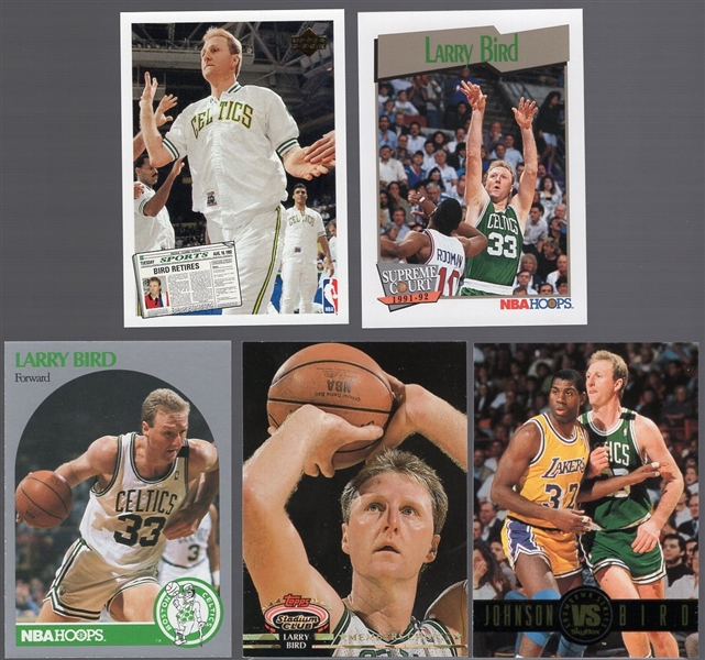 Larry Bird- 90 Asst Cards- mostly 1989 thru 1994